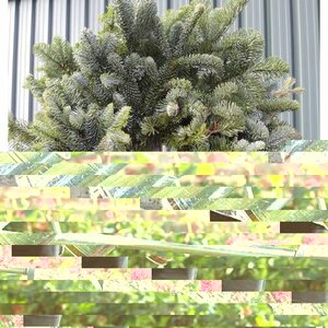 Christmas Wreath Foliage 8 inch