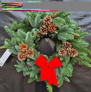 Christmas Wreath Red Medium
