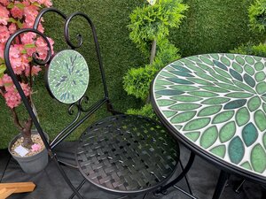 Leaf Tile Dordogne Bistro Set - image 2