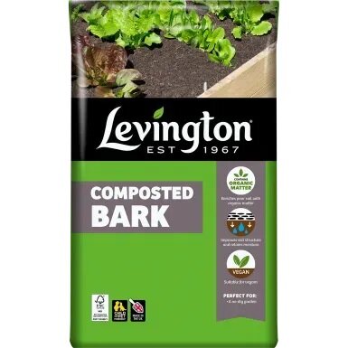 Levington Composted Bark Peat Free 50L