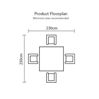 Mannington 4 Seat Square - image 2