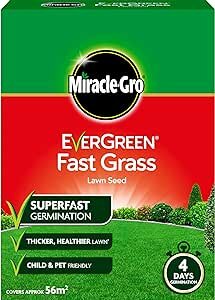 Miracle Gro Evergreen Fast Grass Lawn Seed 56sqm
