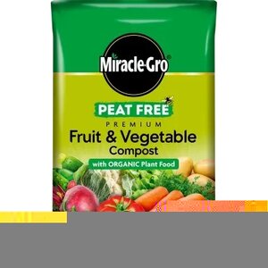 Miracle Gro Fruit & Veg Compost Peat Free 40L