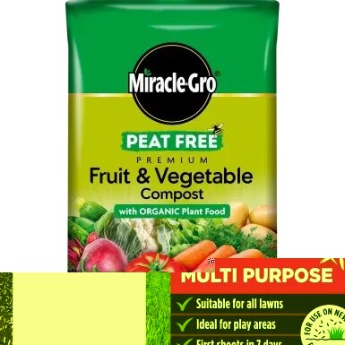 Miracle Gro Fruit & Veg Compost Peat Free 40L