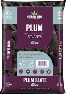 Plum Slate 40mm