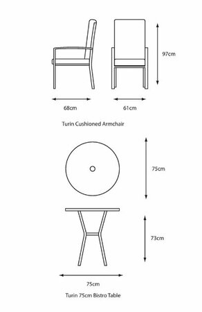 Turin Bistro Set - image 2