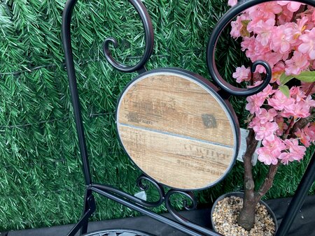 Wood Effect Bateaux Bistro Set - image 2