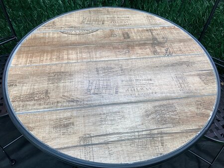Wood Effect Bateaux Bistro Set - image 3